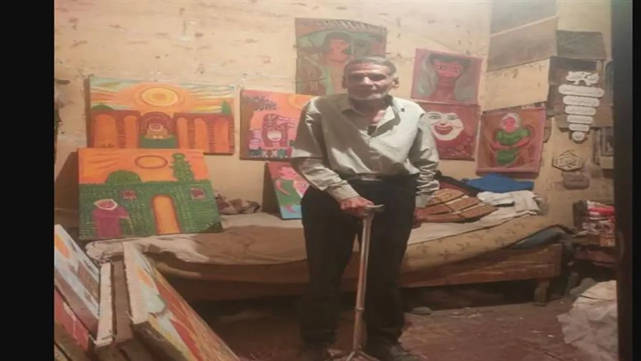 فن التشكيلي عند «ناجي» السبّعيني يحوّل الوحدة والألم إلى ملاذ روحي وواجهة إبداع مستمرة